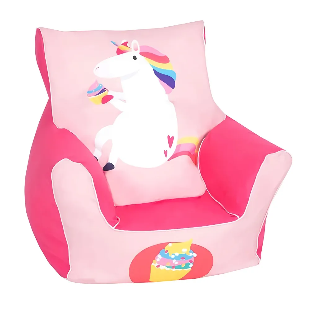 DELSIT Bean Chair Unicorn Muffin