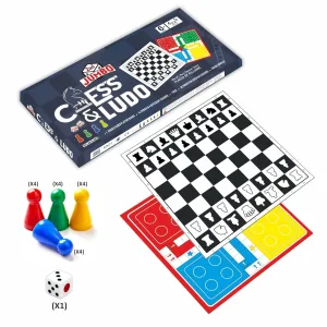 2-IN-1 JUMBO LUDO & CHESS