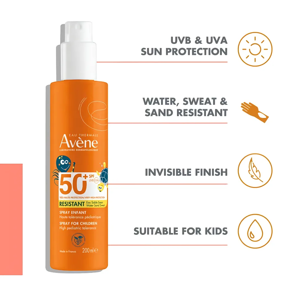 Avène Spray for Children SPF50+ 200ml - Image 2