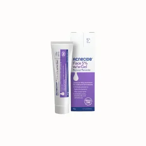 Acnecide Face Gel Spot Treatment with Benzoyl Peroxide 15g
