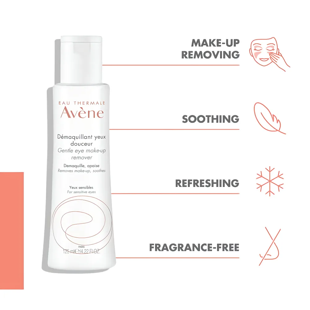 Avène Gentle Eye Make-Up Remover for Sensitive Skin 125ml - Image 3