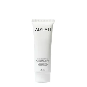 Alpha-H Daily Essential Moisturiser SPF 50+ with Hydrosella, 50ml
