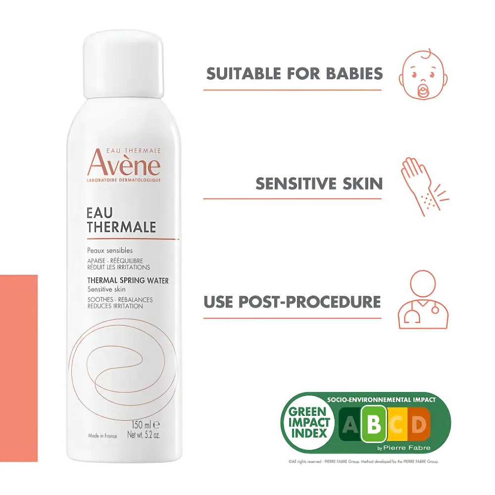 Avène Thermal Spring Water Spray for Sensitive Skin 150ml - Image 3