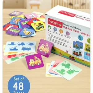 Babyhug Shadow and Memory Matching Game Vehicles 48 Pieces