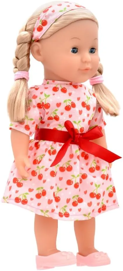 Charlotte 14 inch Soft Doll Sleeping Eyes Outfit and Hair Accessories - Image 2