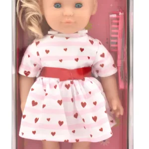 Charlotte 36Cm (14IN) Soft Doll Slpng Eyes Outfit N Hair Accrys