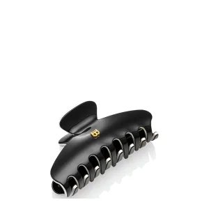 Balmain Cellulose Acetate Pince a Cheveux Medium Black/White
