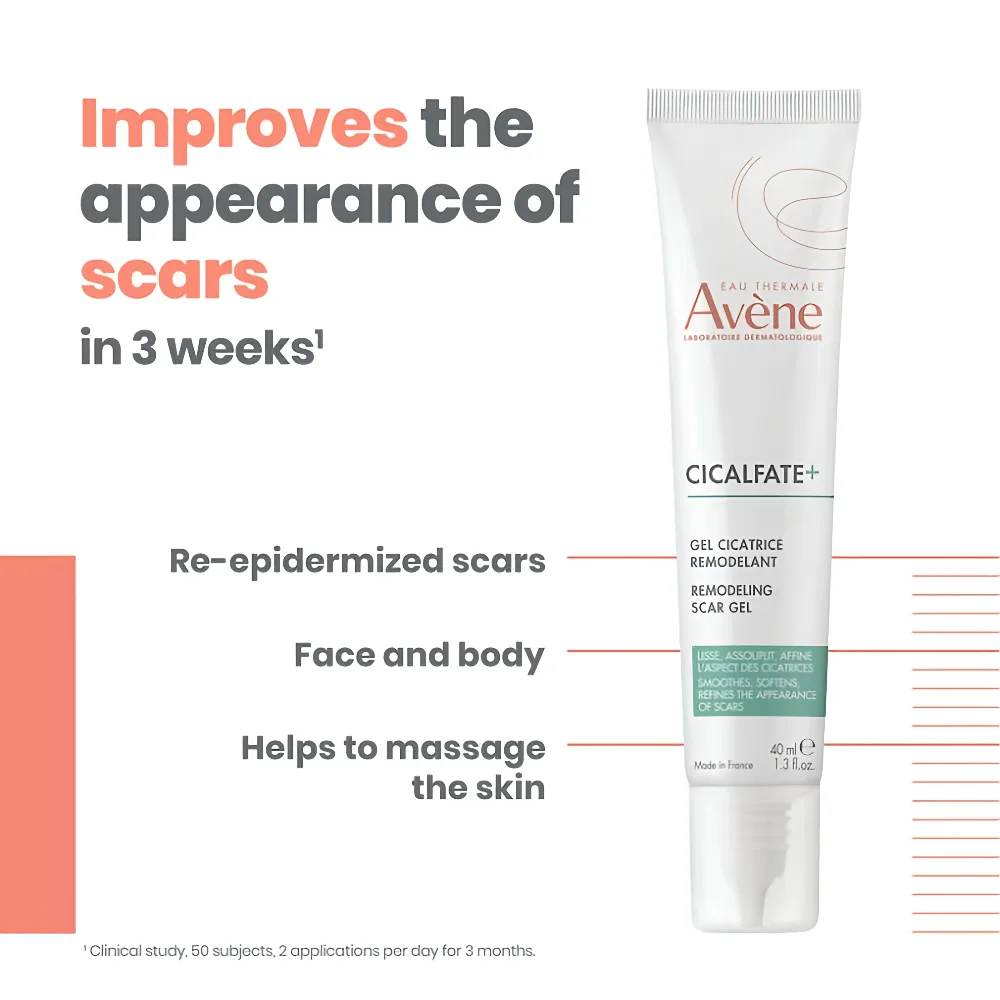 Avène Cicalfate+ Remodelling Scar Gel for Sensitive Skin 40ml - Image 3