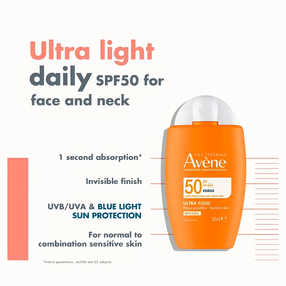 Avène Fluid Invisible and Thermal Water Bundle - Image 7