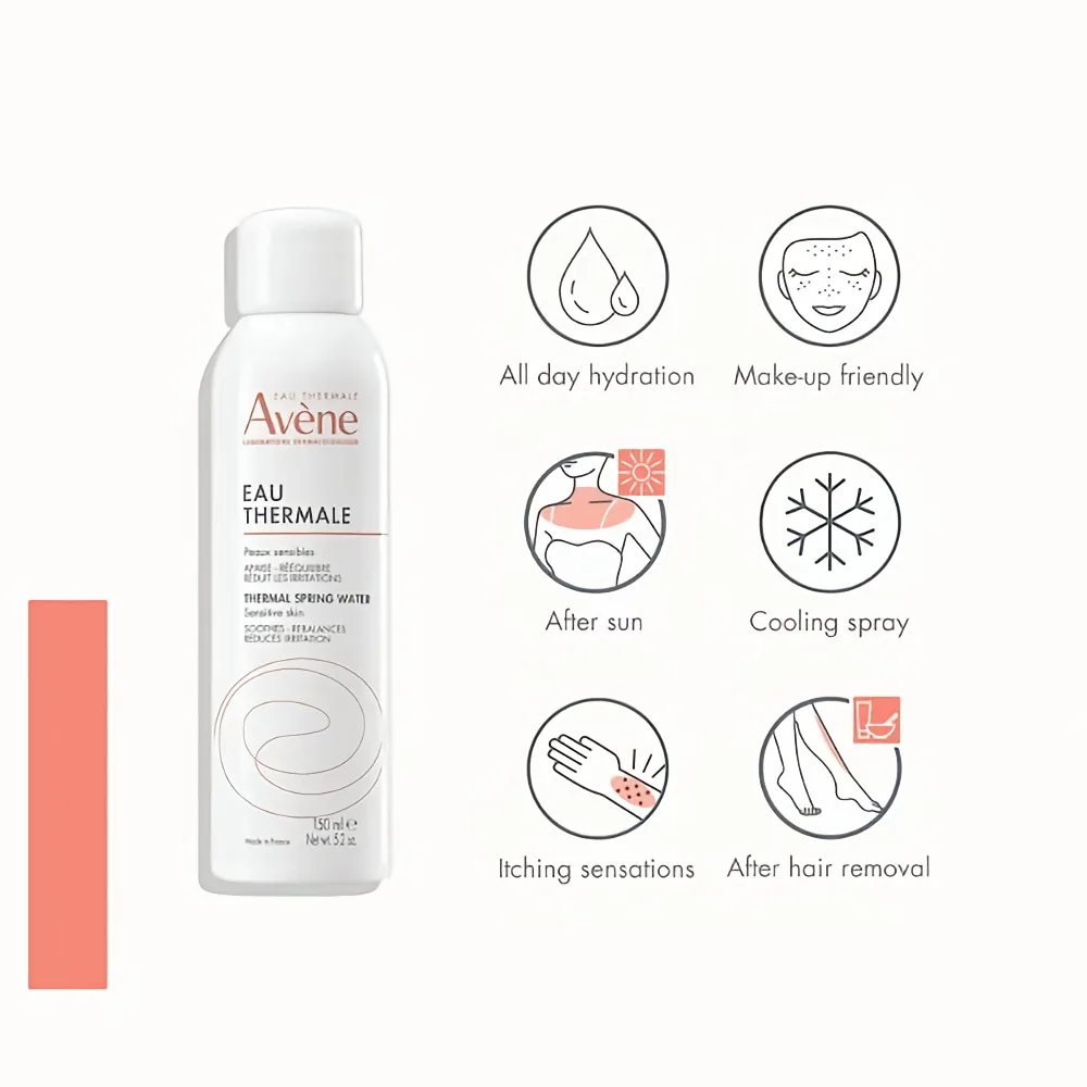 Avène Fluid Invisible and Thermal Water Bundle - Image 4