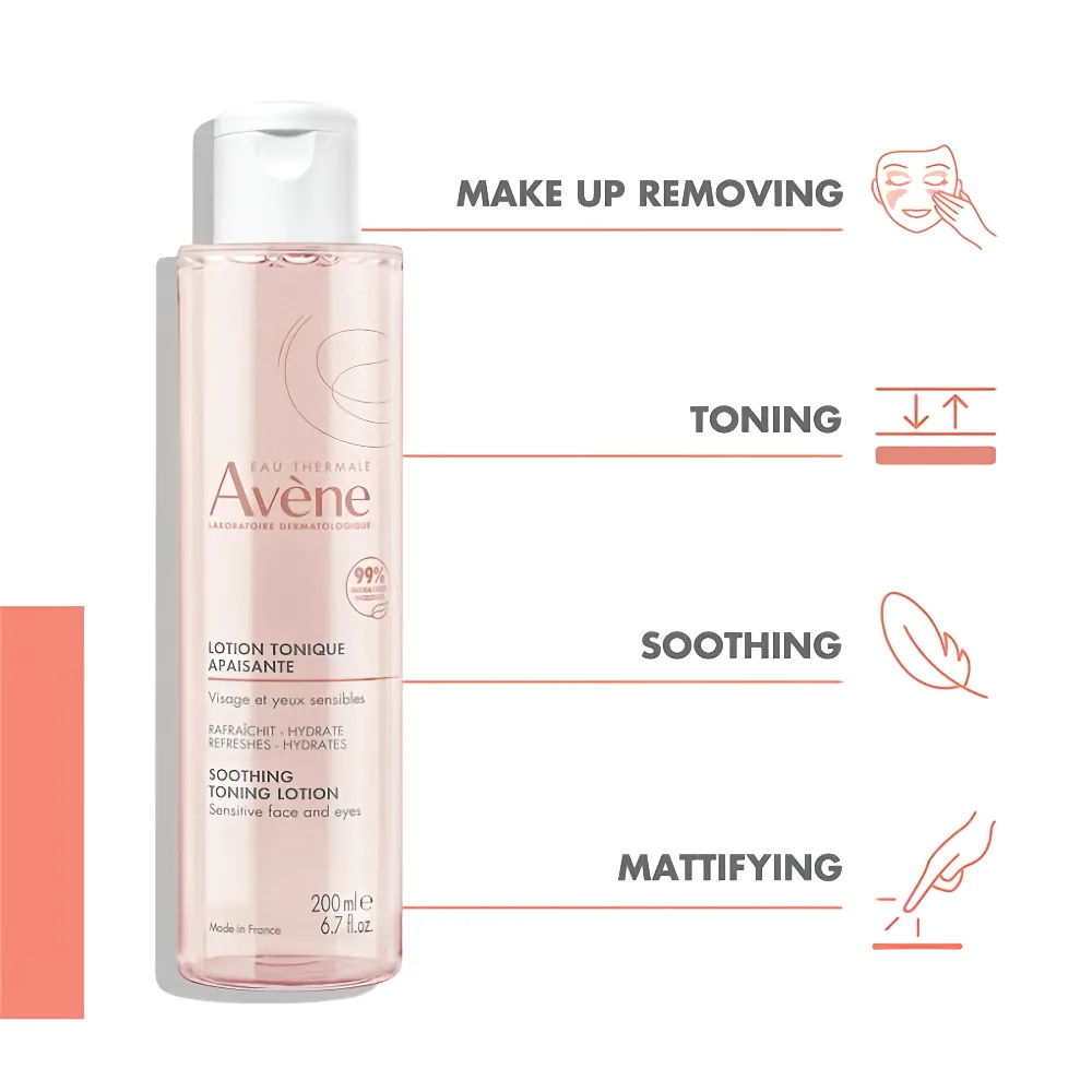 Avène Soothing Toning Lotion 200ml - Image 2