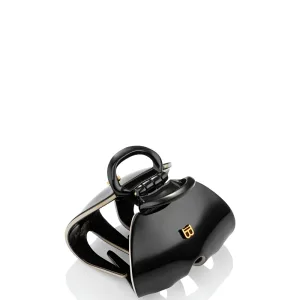 Balmain Cellulose Acetate Pince à Cheveux Imperiale Black/White