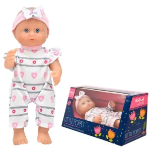 Little Poppets 25Cm (10IN) Deluxe Twin Breathable vinyl Doll