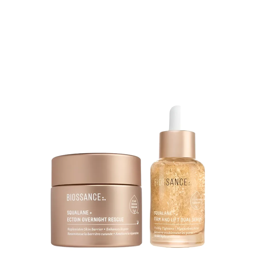 Biossance Firm + Lift Moisturising Duo