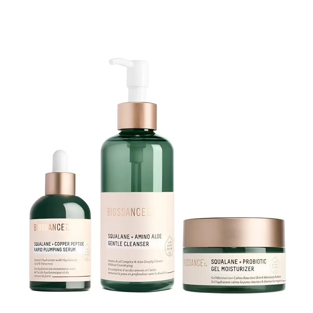 Biossance Fresh Start Routine Bundle