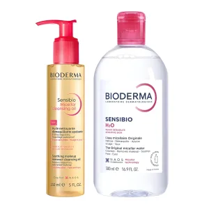 Bioderma Sensibio Soothing & Nourishing Double Cleansing Duo