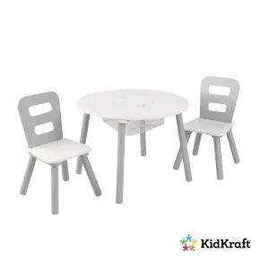 KidKraft Wooden Round Storage Table & Chair Set