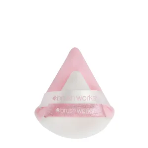 Brushworks Triangle Powder Puff Duo