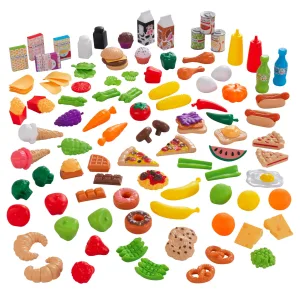Kidkraft Deluxe Tasty Treats Pretend Food Sets (115 PCS)