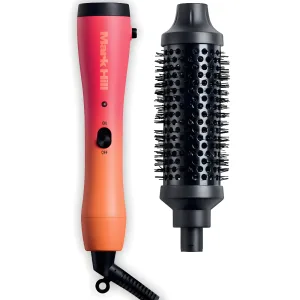 Mark Hill Hair Round Hot Brush - Black & Sunrise Handle Duo
